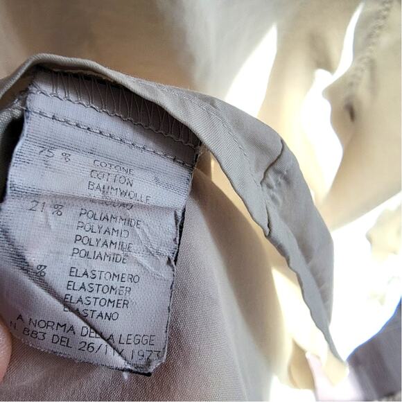 Italian-Made Button-Down Blouse Cream M Classic Capsule Jeckerson Quiet Luxury - Picture 10 of 10